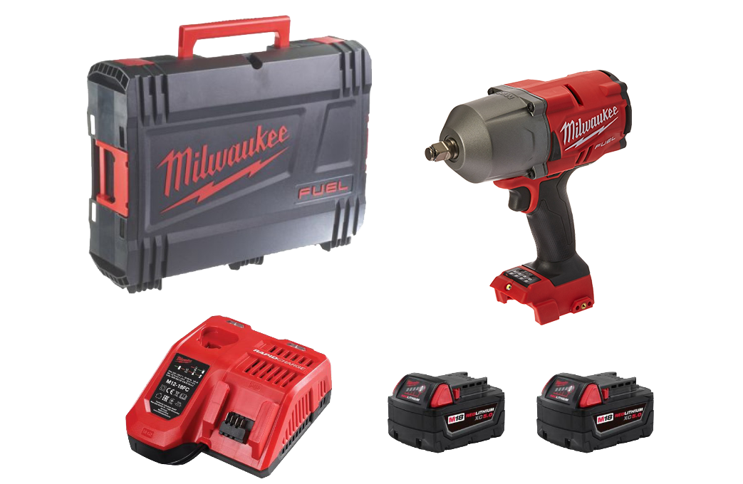 美國Milwakee 18V鋰電無碳刷四分高扭力扳手 M18 FHIWF12-502X