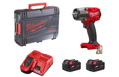 美國Milwakee 18V鋰電無碳刷中扭力扳手 M18 FMTIW2F12-502X