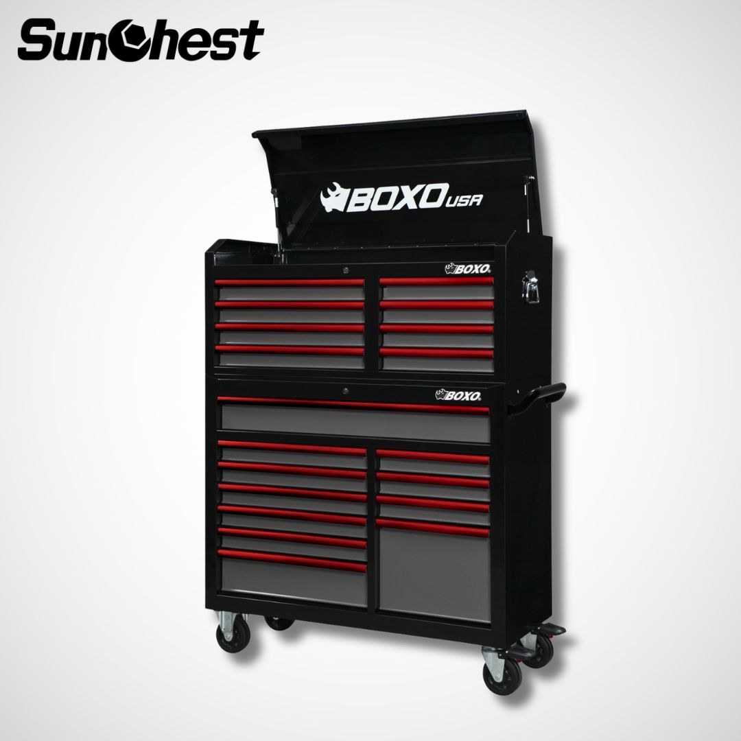 BOXO美版上11抽工具櫃+8抽上箱